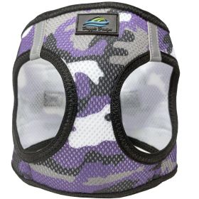 American River Choke Free Dog Harness (Color: Purple Camo, size: 3X-Large)